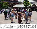 日本を観光する外国人旅行客 140657104