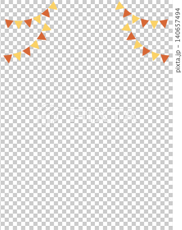 Simple and cute garland background material Simple and cute garland background material 140657494