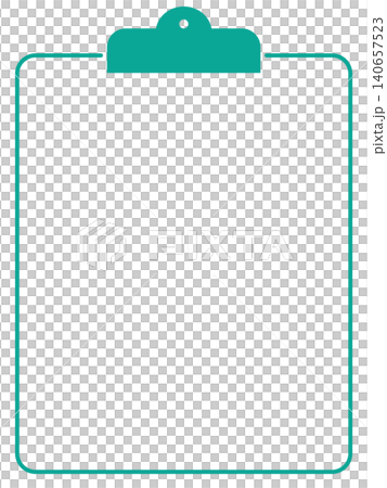 Simple and cute clipboard background material 140657523