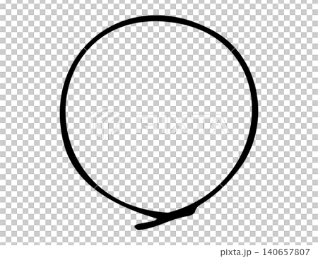simple hand drawn circle simple hand drawn circle 140657807
