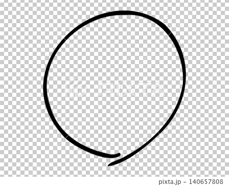 simple hand drawn circle simple hand drawn circle 140657808