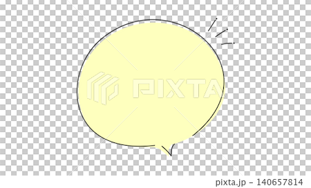 Simple and natural hand-drawn style speech bubble material Simple and natural hand-drawn style speech bubble material 140657814