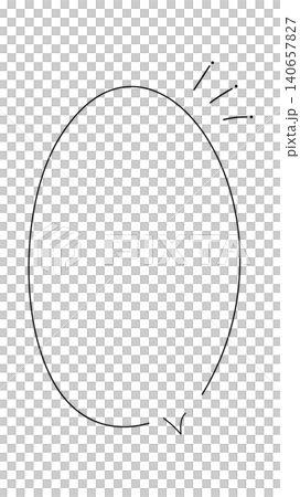 Simple and natural hand-drawn style speech bubble material Simple and natural hand-drawn style speech bubble material 140657827