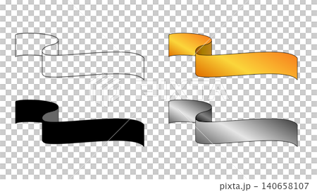 Simple ribbon heading material Simple ribbon heading material 140658107