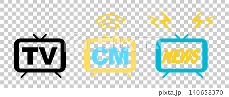 simple tv illustration simple tv illustration 140658370