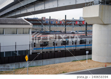 深川検車区行徳分室　車両基地 140658394