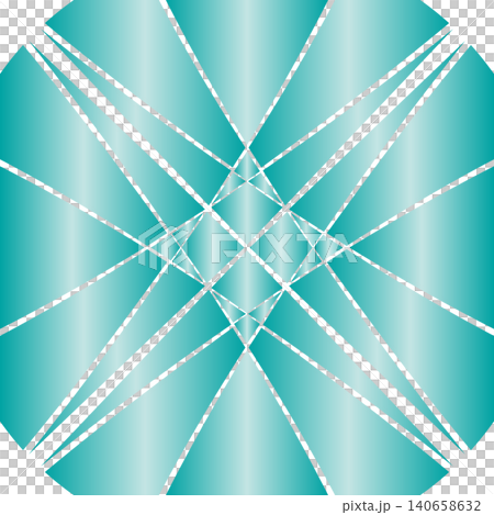 Turquoise green radial diamond vector design | Transparent background Turquoise green radial diamond vector design | Transparent background 140658632