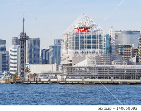晴海客船ターミナル　解体工事　遠景　2023年1月 140659092