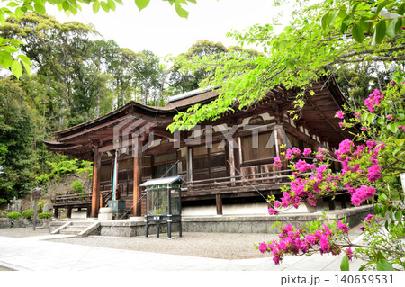 長久寺(本堂・国宝) 【奈良県生駒市】 長久寺(本堂・国宝) 【奈良県生駒市】 140659531