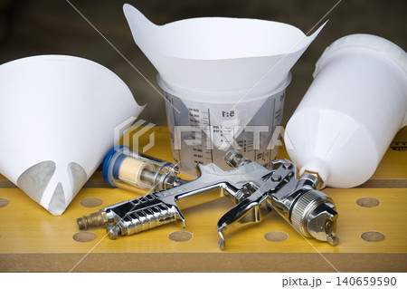 Professional spray gun and paint filtering tools for automotive and DIY projects Professional spray gun and paint filtering tools for automotive and DIY projects 140659590