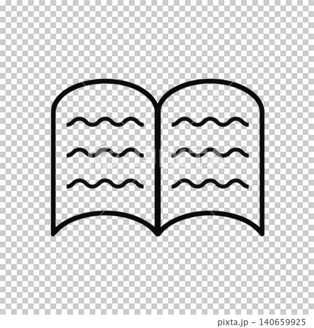 読書と学習の本アイコン ベクター 140659925