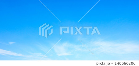 爽やかな青空のシンプルな風景 爽やかな青空のシンプルな風景 140660206