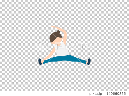 Women stretching Women stretching 140660836