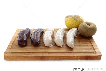 white and black pudding in studio white and black pudding in studio 140661108