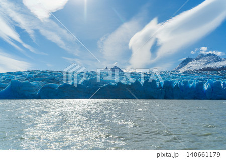 Patagonia glacier, blue ice, mountain, sky, water Patagonia glacier, blue ice, mountain, sky, water 140661179