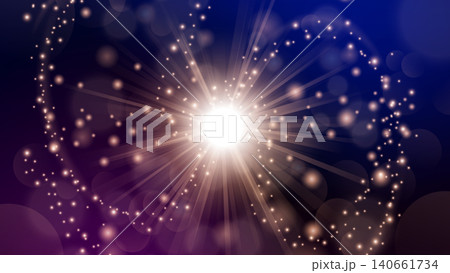 Abstract Futuristic Glowing Gold Lights with Sparks on Dark Background, Vector Illustration Abstract Futuristic Glowing Gold Lights with Sparks on Dark Background, Vector Illustration 140661734