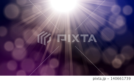Abstract Futuristic Glowing Gold Lights on Dark Background, Vector Illustration 140661739