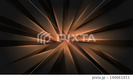 Abstract Luxury Black and Gold Geometric Shapes Background, Vector Illustration Abstract Luxury Black and Gold Geometric Shapes Background, Vector Illustration 140661853
