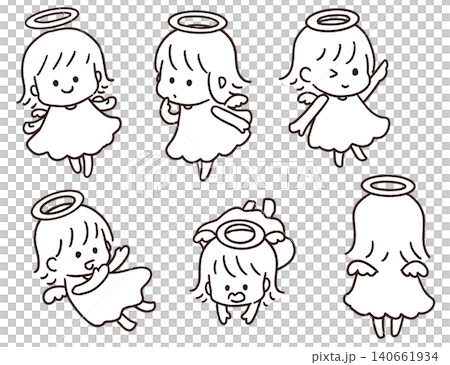 Angel character illustration Angel character illustration 140661934