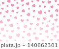 ハートの背景イラスト 140662301