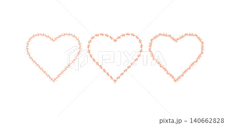 Floral Bordered Vintage Heart Shape for Valentine Day Floral Bordered Vintage Heart Shape for Valentine Day 140662828