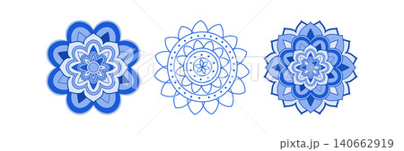 Ornamental Geometric luxury mandala pattern collection vector design Ornamental Geometric luxury mandala pattern collection vector design 140662919