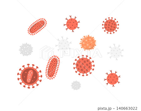 Virus and Backteria Medical vector illustration Virus and Backteria Medical vector illustration 140663022