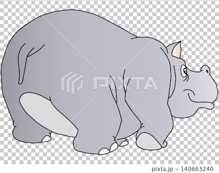 手繪動物插畫 ☆ 河馬 手繪動物插畫 ☆ 河馬 140663240