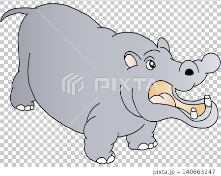 手繪動物插畫 ☆ 河馬 手繪動物插畫 ☆ 河馬 140663247