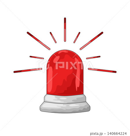 Illustration of Warning Light 140664224
