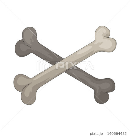 Illustration of Crossbones Illustration of Crossbones 140664485