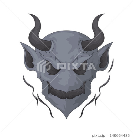 Illustration of Demon Face Illustration of Demon Face 140664486