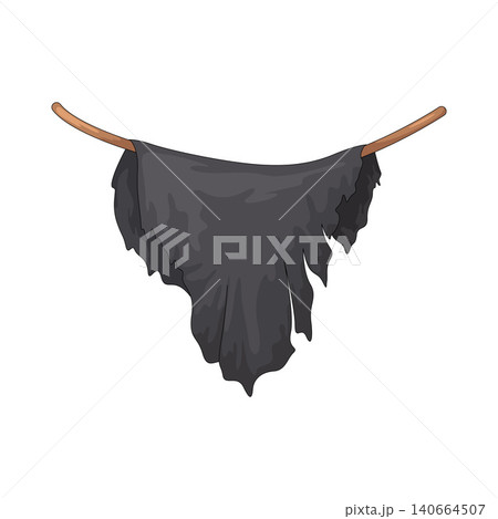 Illustration of Torn Cloth Illustration of Torn Cloth 140664507
