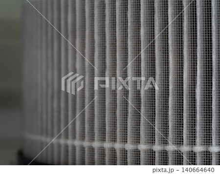 Surface of nylon mesh and filter paper in the dust filter Surface of nylon mesh and filter paper in the dust filter 140664640
