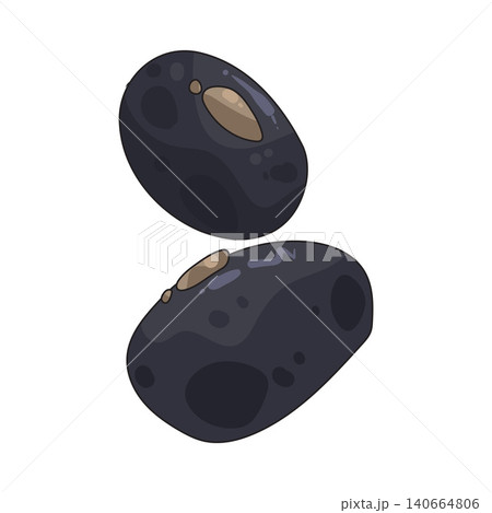 Illustration of Black beans 140664806