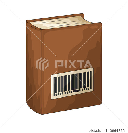 Illustration of Book Barcode Illustration of Book Barcode 140664833
