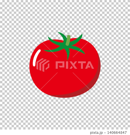 Simple and cute tomato vector illustration Simple and cute tomato vector illustration 140664847