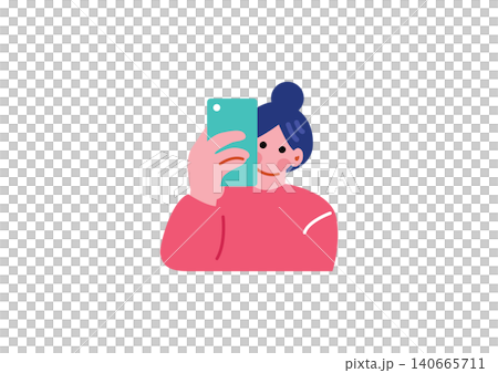 自撮りをする女性の異rスト 140665711