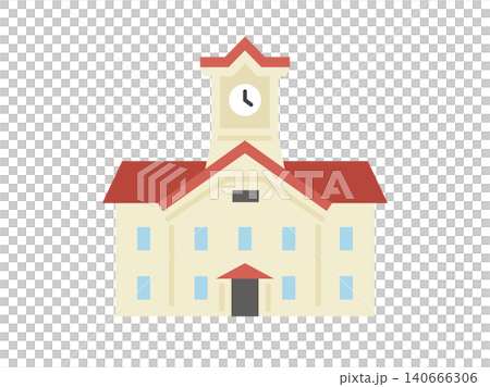 Illustration of a clock tower 140666306
