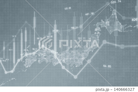 日本と金融テクノロジーのコンセプト背景素材CG DX AI 株式市場 フィンテック 日本と金融テクノロジーのコンセプト背景素材CG DX AI 株式市場 フィンテック 140666327