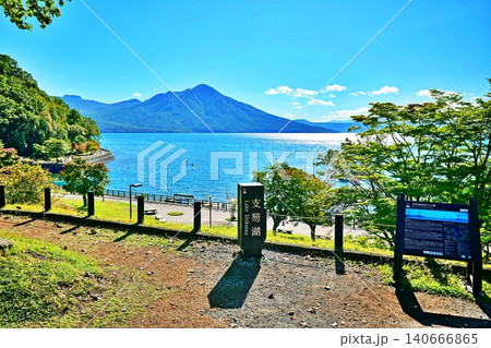 支笏湖の風景 支笏湖の風景 140666865