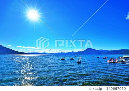 支笏湖の風景 支笏湖の風景 140667050
