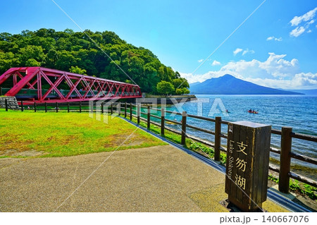 支笏湖の風景 支笏湖の風景 140667076