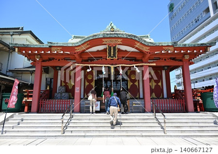 快晴の穴守稲荷神社 東京 快晴の穴守稲荷神社 東京 140667127