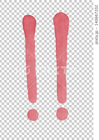 並排兩個感嘆號的模擬插圖素材 並排兩個感嘆號的模擬插圖素材 140667202