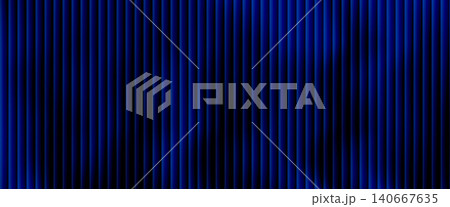 Wavy deep blue gradient background with glass fractal effect. Abstract electric ripple pattern on deep ribbed texture for tech banner. Blue vector backdrop with vibrant refraction and corrugation Wavy deep blue gradient background with glass fractal effect. Abstract electric ripple pattern on deep ribbed texture for tech banner. Blue vector backdrop with vibrant refraction and corrugation 140667635
