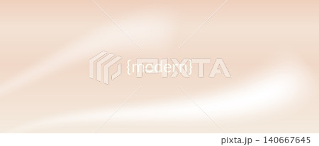 Beige dreamy gradient with rose wave and gold pink air in a soft peach ombre. Lush beige and dreamy glow on a calm cream rose vector background. Light gradation for beauty invitation and skincare 140667645