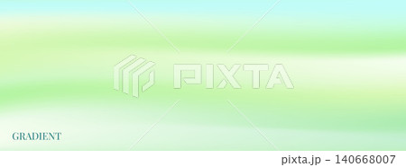 Nature gradient with wellness wave and pastel summer mood for wallpaper. Green mint gradation in soft wavy fluid and unfocused plant feel. Calm vector nature gradient backdrop with watercolor sky tone Nature gradient with wellness wave and pastel summer mood for wallpaper. Green mint gradation in soft wavy fluid and unfocused plant feel. Calm vector nature gradient backdrop with watercolor sky tone 140668007