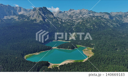 Black Lake in mountain Durmitor park Montenegro Black Lake in mountain Durmitor park Montenegro 140669183