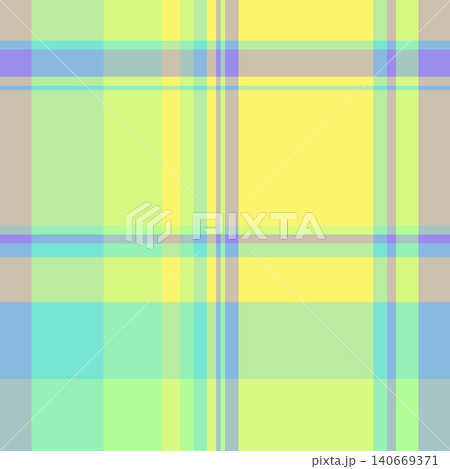 Artistic tartan textile seamless, seventies texture background pattern. Male vector plaid check fabric in green and pastel colors. Artistic tartan textile seamless, seventies texture background pattern. Male vector plaid check fabric in green and pastel colors. 140669371